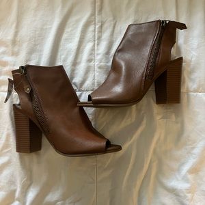 NWT Madden Girl Open Toe Booties